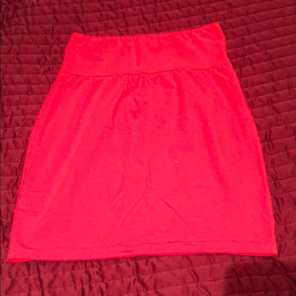 Talula hot pink stretchy mini skirt - Picture 3 of 3